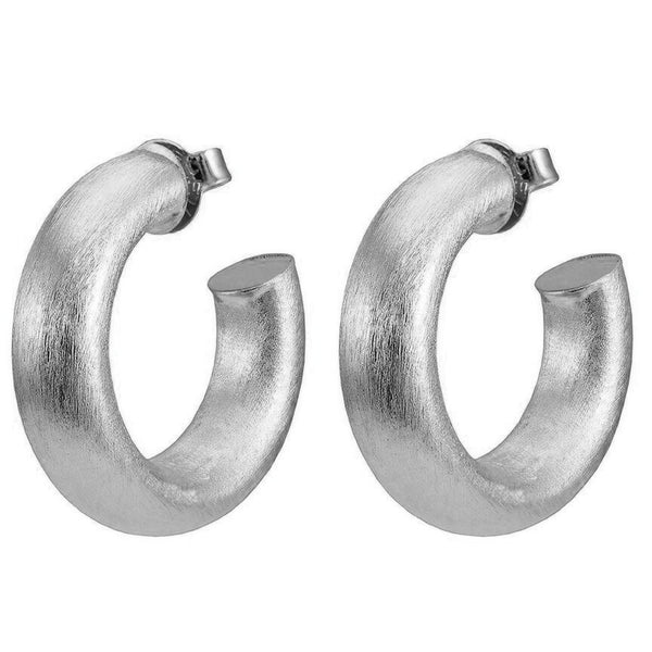 Chantal Hoops - Silver 1.25"