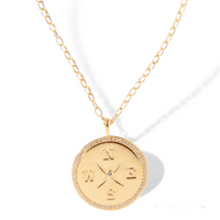 Compass Charm Necklace