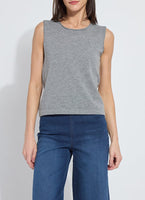 Cosette Merino Wool Shell - Heather
