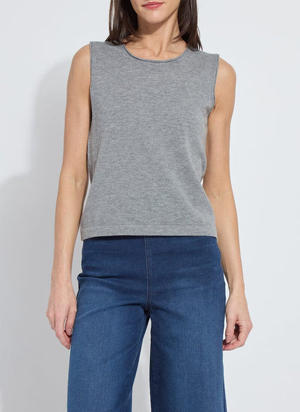 Cosette Merino Wool Shell - Heather