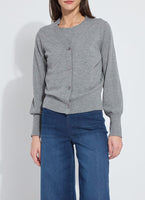 Cosette Merino Cardigan - Heather