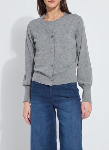 Cosette Merino Cardigan - Heather