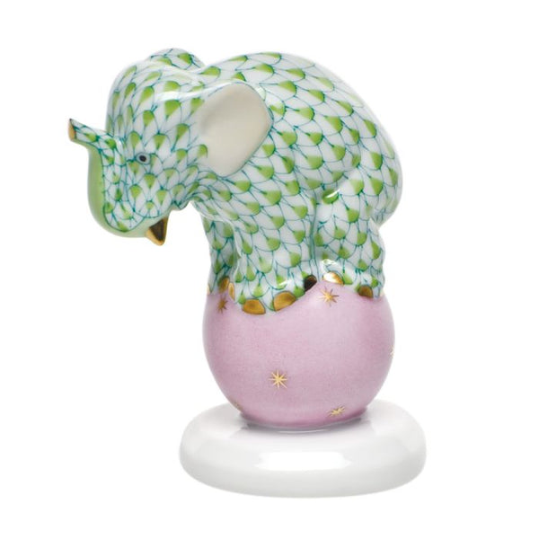 Dancing Elephant - Lime Green
