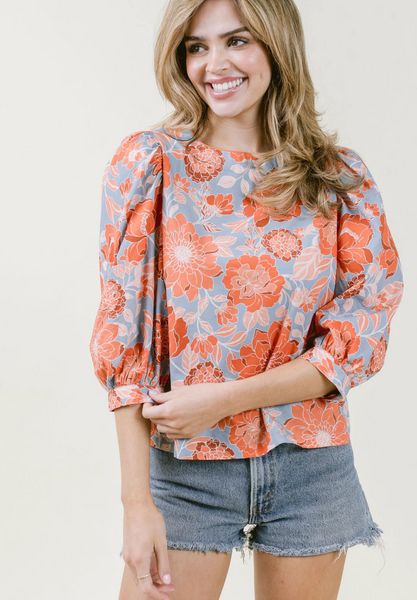 Darby Top - Orange Blossom