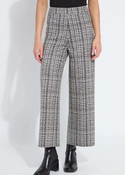 Erin Hi Waist Neoprene Pants - Black