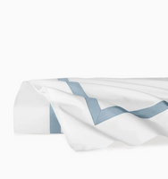 Estate King Flat Sheet - White/Sea