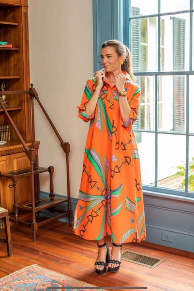Estate Dress Long - Orange