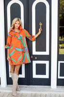 Estate Dress Short - Orange