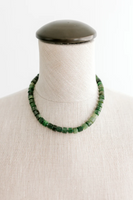 Faceted Green Onyx Necklace