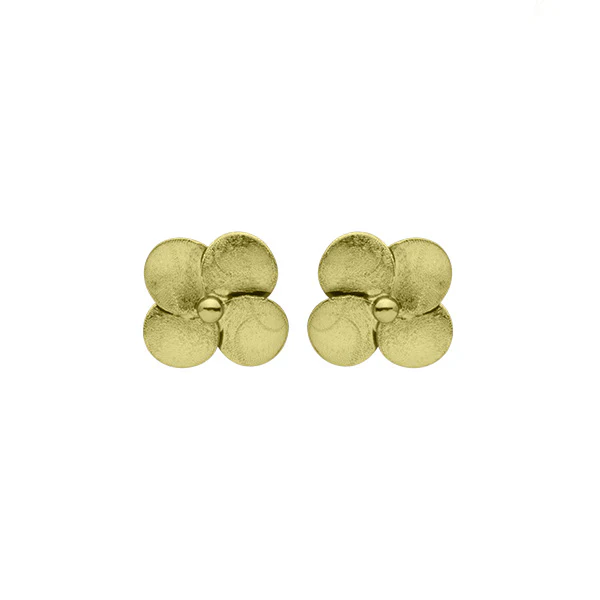 Flower Studs - Gold