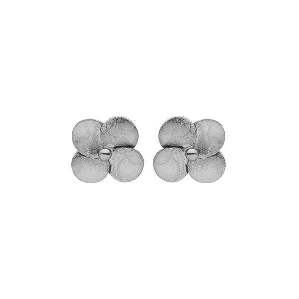 Flower Studs - Silver