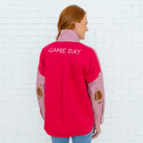 Preppy Football Shirt - Red Stripe