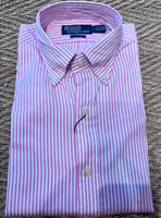 Graduate Sport Shirt - Pink Stripe