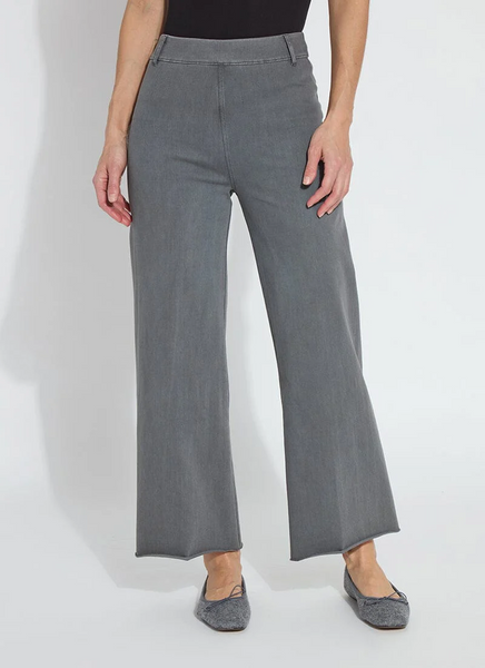 Erin Wide Leg Pants - Gray
