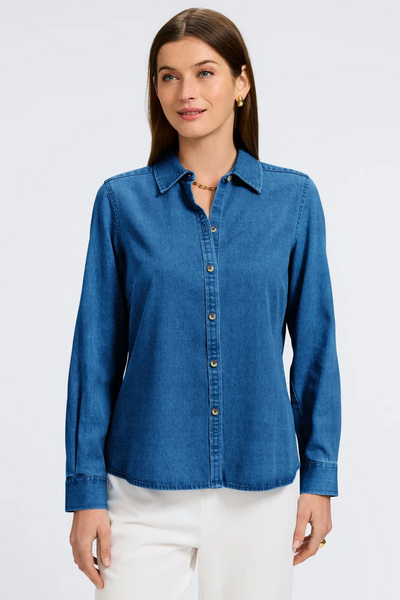 Hampton Denim Shirt - Blue