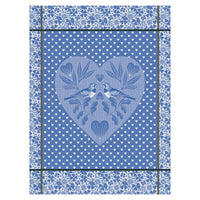 24X31 Tea Towel - Amour Blue