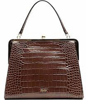 Jackie Frame Bag - Chocolate