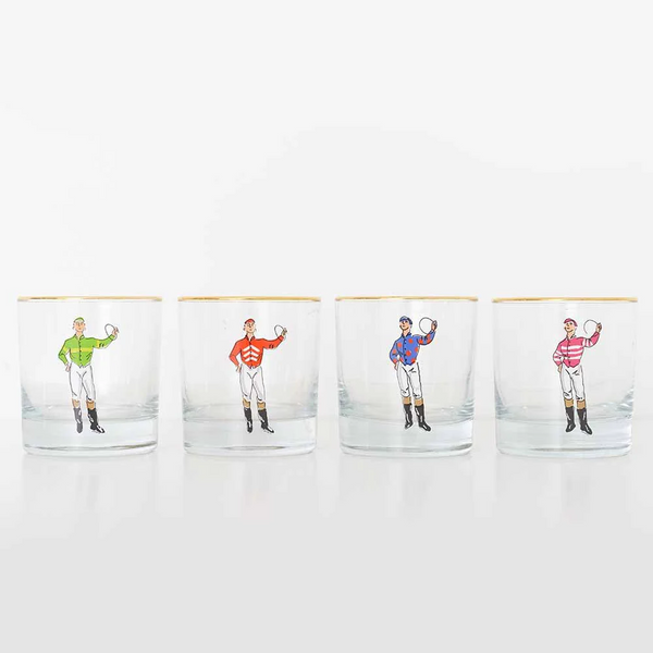 Jockey Bourbon Glasses Set/4