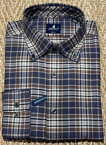 Kamper Shirt - Blue/Brown
