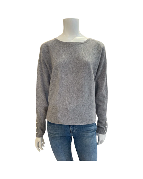 Kara Pearl Sweater - Grey