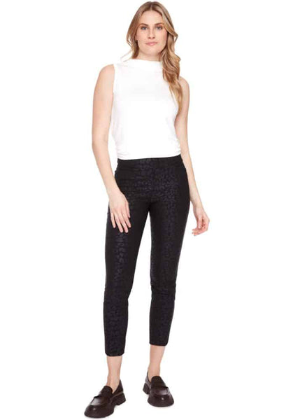 Kenya Petal Pants - Black Print