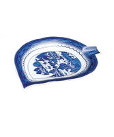 Blue Canton Leaf Tray