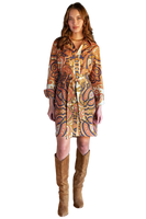 Liam Shirtdress - Pink Paisley
