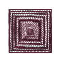 Maroon and Gray Scarf 26X26