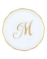 Coaster with "M" Monogram