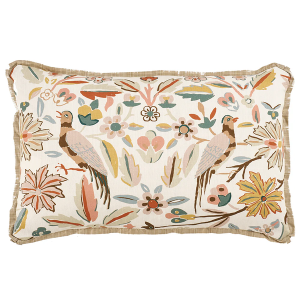 Menagerie Lumbar Pillow - Cinnamon