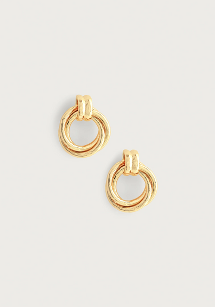 Neptune Triple Hoop Earrings