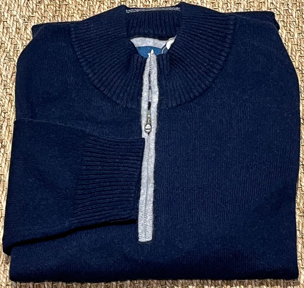 Niccolo 1/4 Zip - Navy