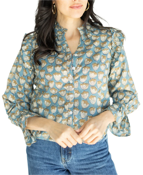 Nora Blouse - French Roast