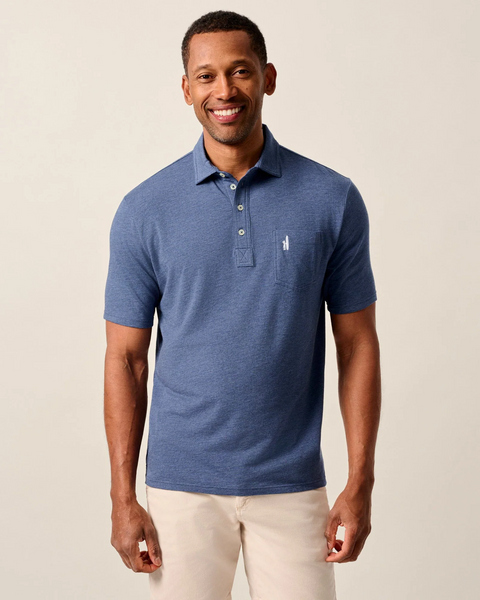 Heathered Original Polo - Oceanside