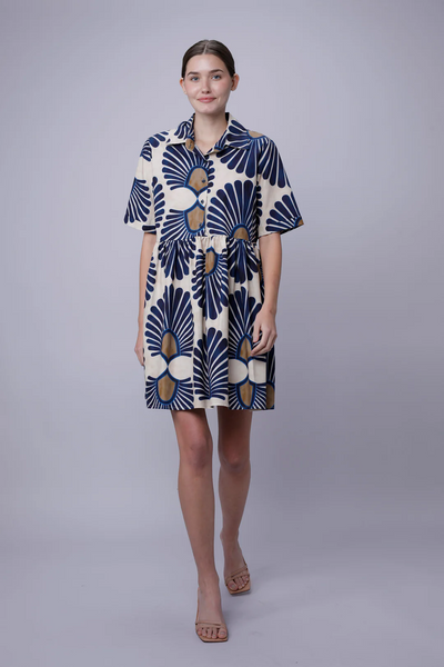 Olan Dress - Indigo