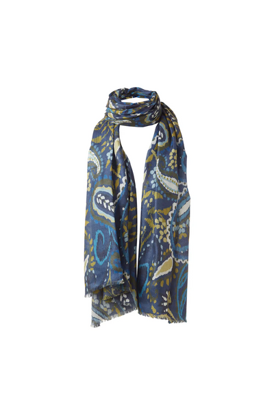 Paisley Print Scarf 34X40