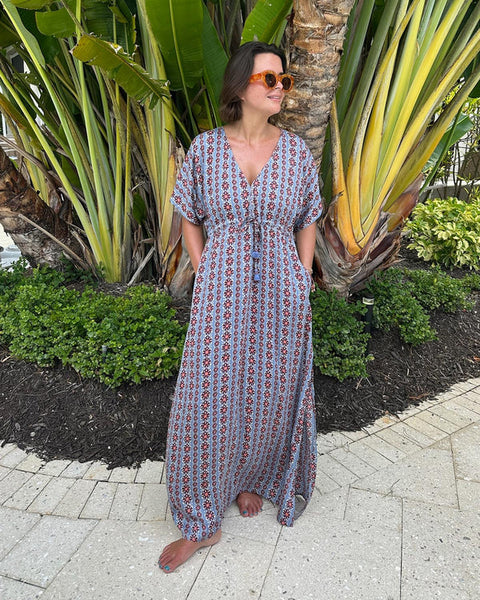 Pia Caftan - Omari Hibiscus