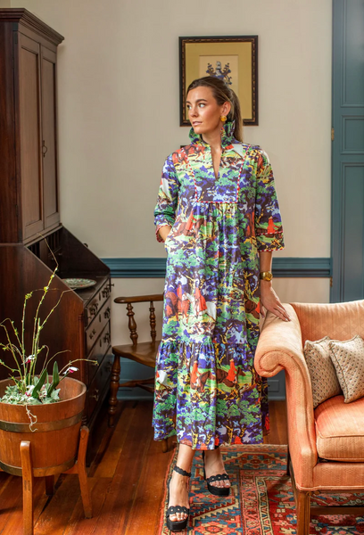 Pippa Long Dress - Hunt Scene