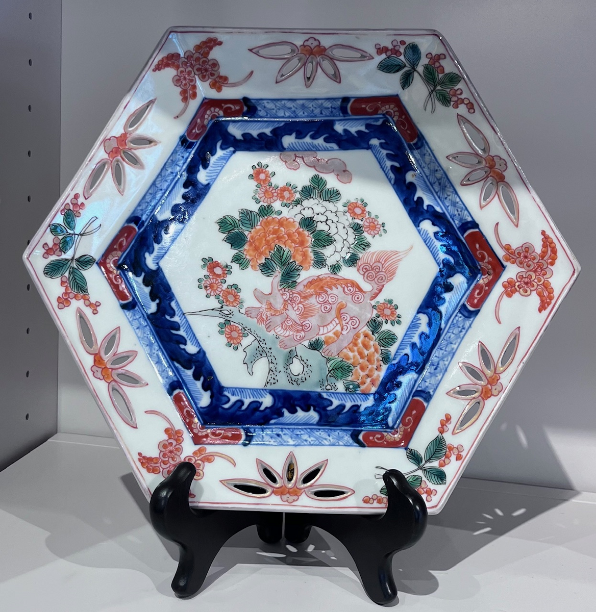 Hexagonal Imari Plate – Woodford Rome