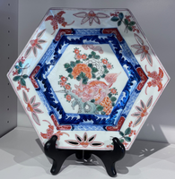 Hexagonal Imari Plate