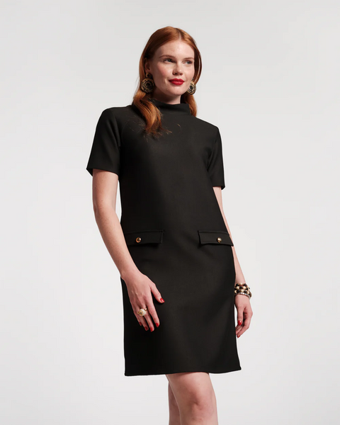 Sarah Shift Dress - Black