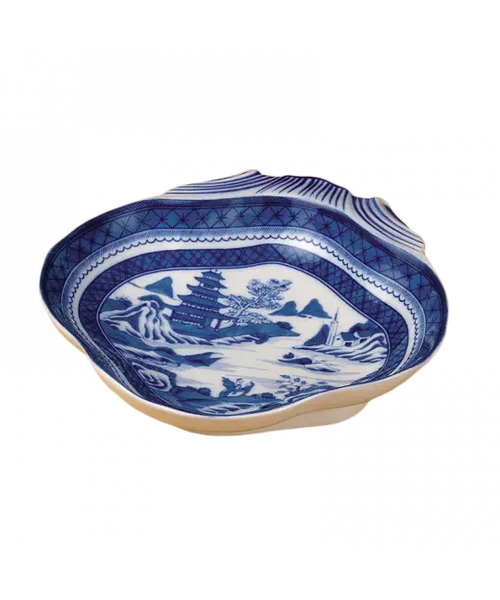 Blue Canton Shell Dish