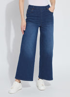 Slyvie Wide Leg Jean - Indigo