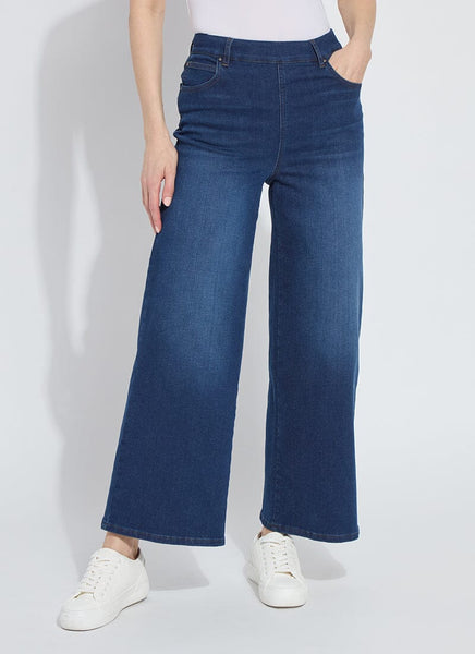 Slyvie Wide Leg Jean - Indigo