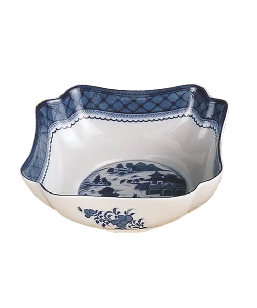 Blue Canton Small Square Bowl