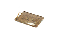 Rect. Tray w/ Glass Small