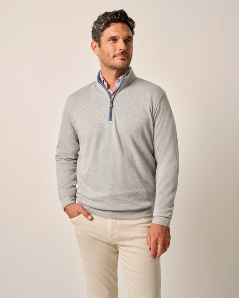 Sully 1/4 Zip - Light Gray