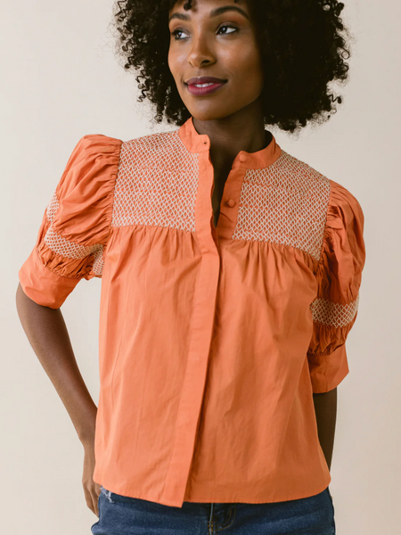 Sutton Blouse - Orange