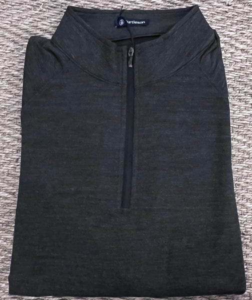 Wynn 1/4 Zip - Black Heather