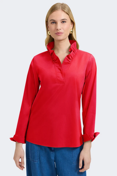 Tammy Popover Shirt - Red